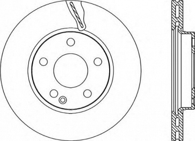 OPEN PARTS bdr220020 -  Тормозной диск